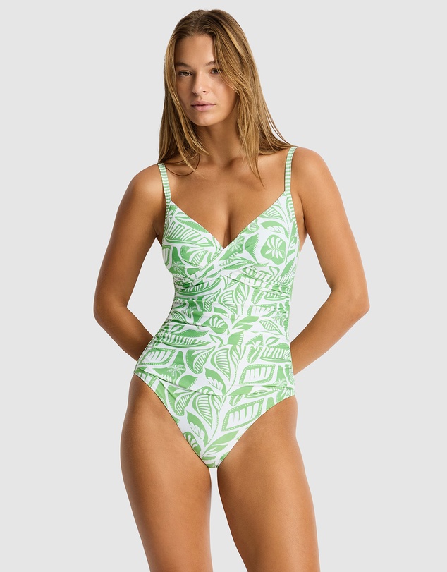 Sea Level Australia - Reef Cross Front Scoop Back One Piece