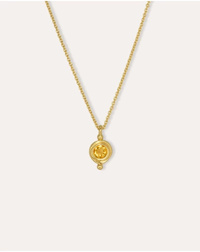 Ottoman Hands - November Birthstone Pendant Necklace