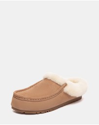 EVERAU - EverAU Ugg Creago Cow Suede Upper Loafer Oxfords Flats