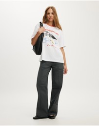 Cotton On - The Lcn Music Boxy Graphic Tee