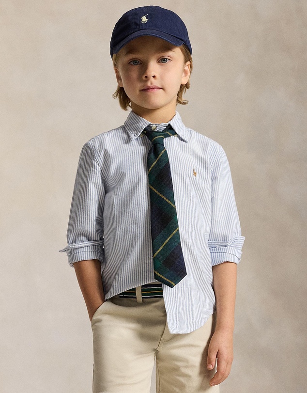 Polo Ralph Lauren - Striped Cotton Oxford Shirt - Kids