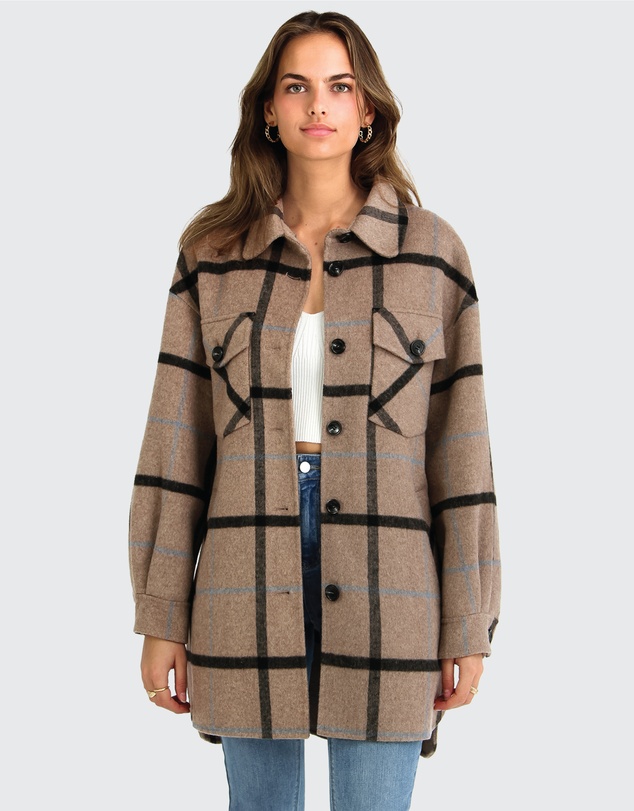 Belle & Bloom - River’s Edge Plaid Shacket