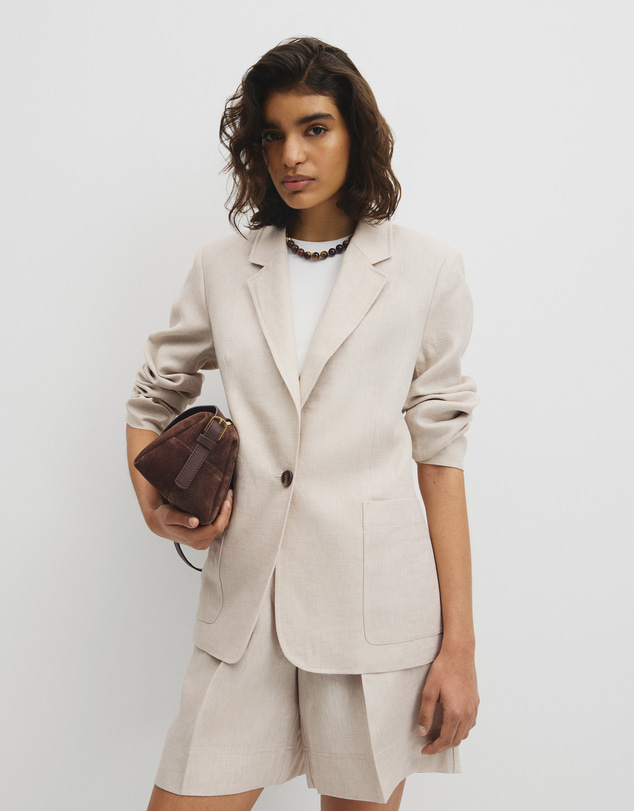 Country Road - Linen Relaxed Blazer