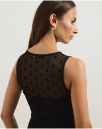 Atmos&Here - Aria Polka Dot Sheer Tank Top