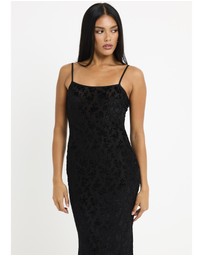 Alice In The Eve - Devon Burn Out Slip Maxi Dress