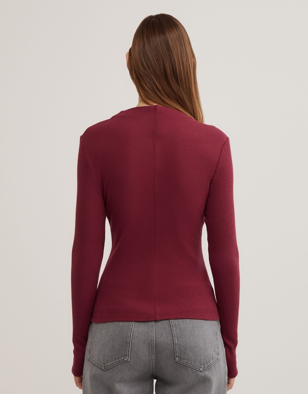 Witchery - High Neck Long Sleeve Top