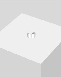 Kuzzoi - ICONIC EXCLUSIVE - Earrings Men Single Earcuff Basic Trend in 925 Sterling Silver