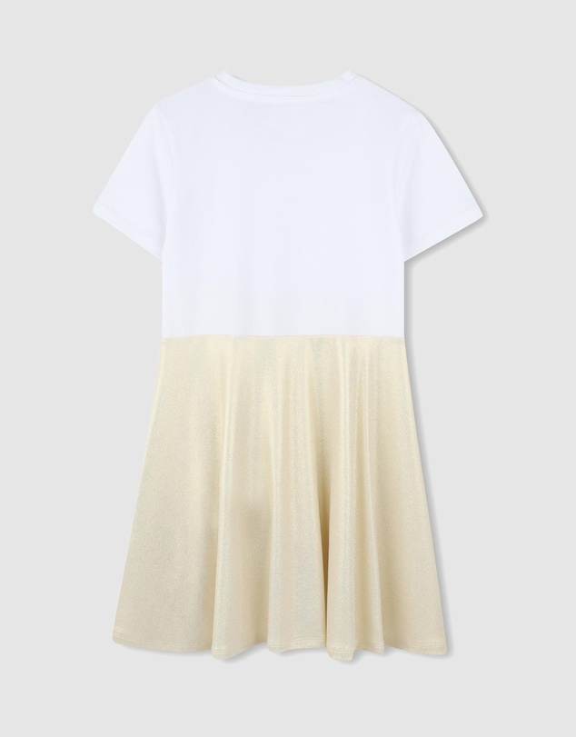 DKNY - Two-Tone Logo T-Shirt Dress - Kids-Teens