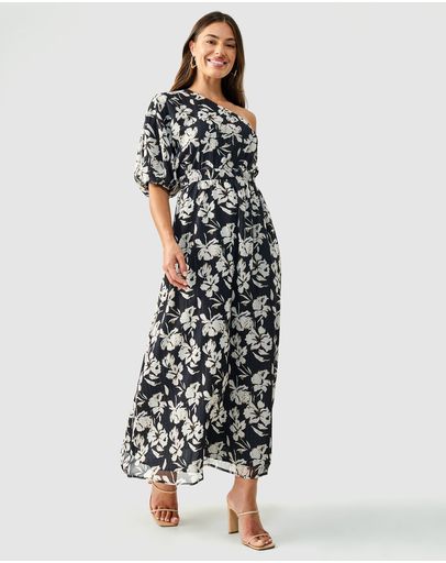 Black/White Floral