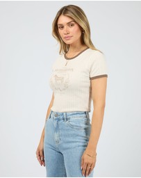 All About Eve - Southampton Baby Tee Vanilla