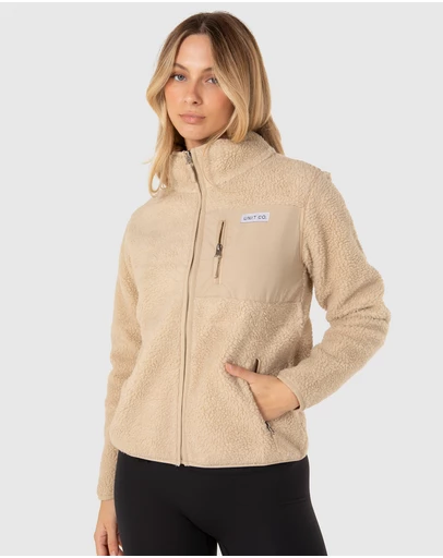 UNIT - UNIT Expedition Ladies Half Pile Zip Thru Jacket