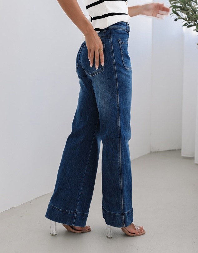 Esther & Co - Yzabel Jeans - Mid Blue
