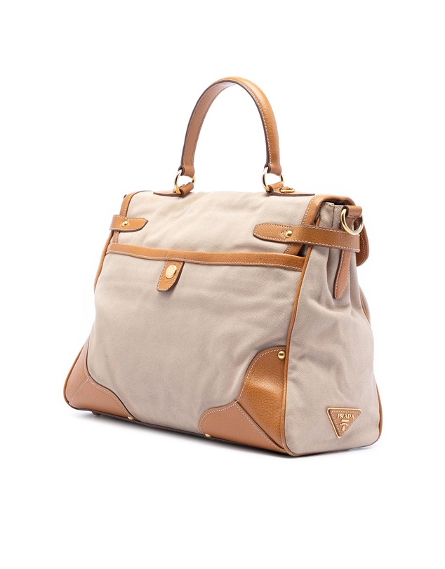 Pre-Loved by Azura Reborn - Pre-Loved Cinghiale Trimmed Canapa Top Handle Bag