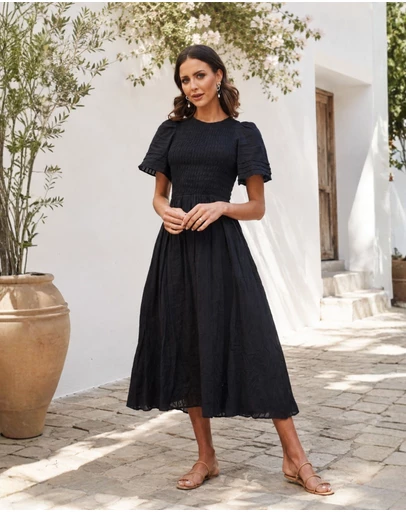 Esther & Co - Iolana Dress - Black