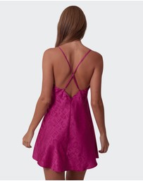 Bras N Things - Jacqui Short Slip - Magenta