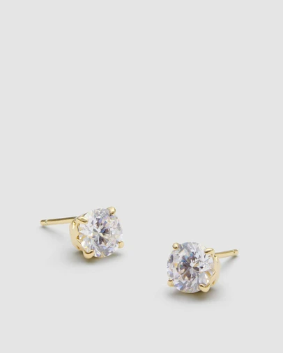 MIMCO - Dia-mim 1 Carat 925 Sterling Silver Stud Earrings