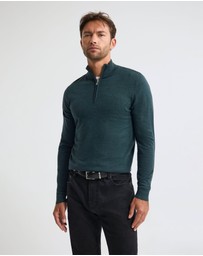 Oxford - Merino Zip-Neck Wool Pullover