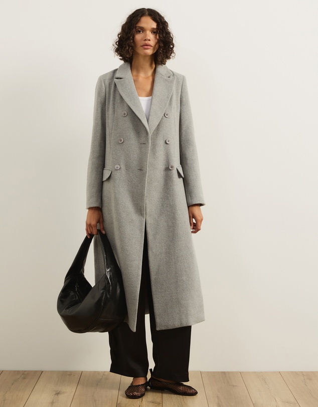 Atmos&Here - Rhiannon Wool Blend Tailored Coat