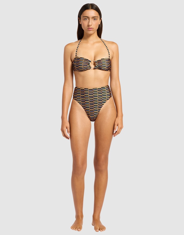JETS - Urban Geo Bandeau Bikini Top
