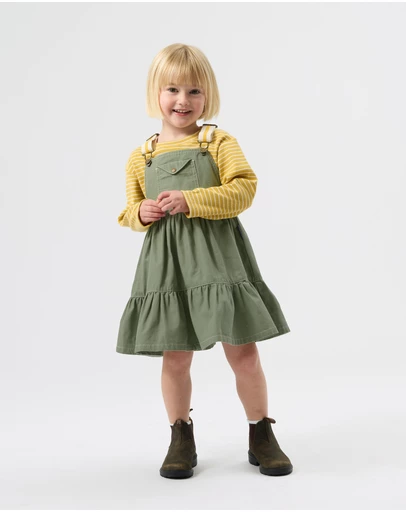 Goldie + Ace - Carpenter Utility Pinafore Dress - Babies-Kids