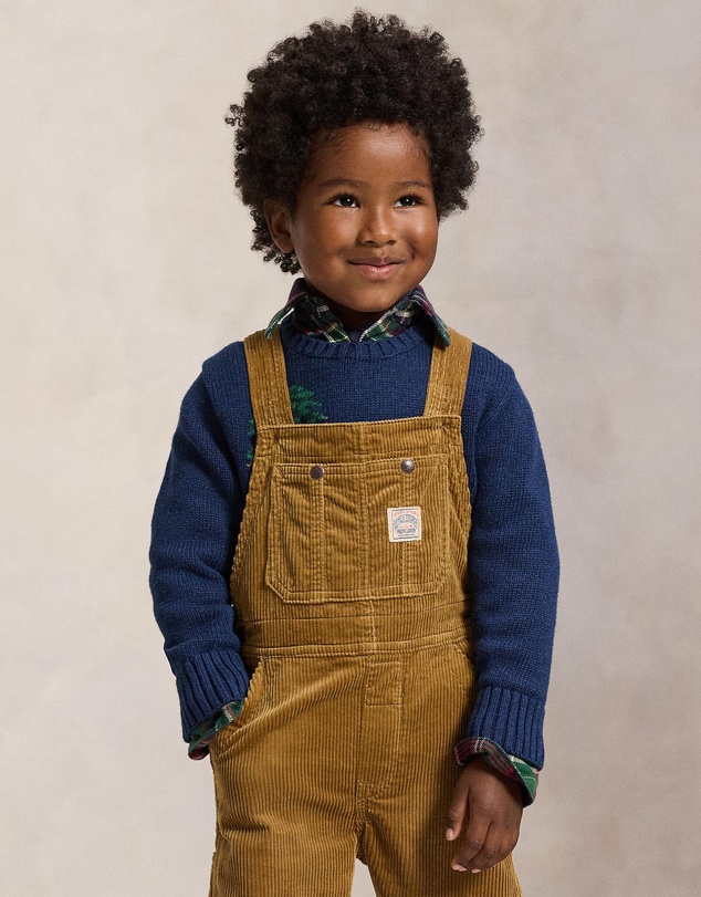 Polo Ralph Lauren - Cotton Corduroy Overalls - ICONIC EXCLUSIVE - Kids