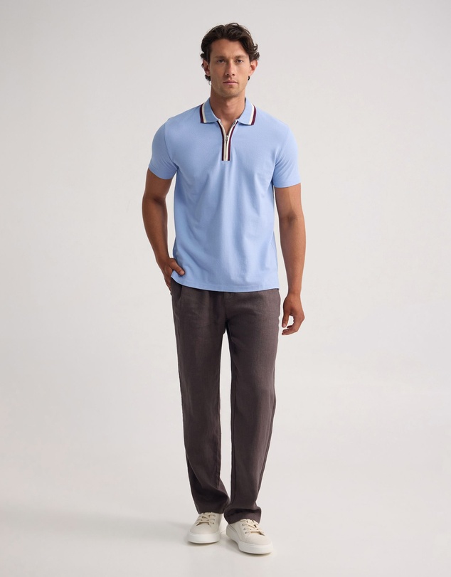 Oxford - Orwell Zip Neck Polo