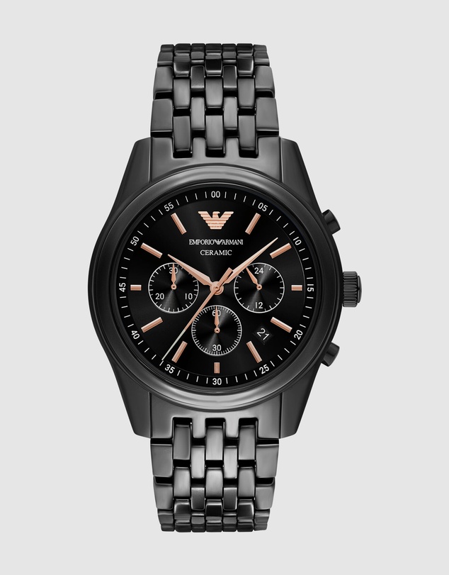 Emporio Armani - Black Chronograph Watch