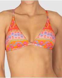 Baku Swimwear - Morocco Longline Fixed Triangle Bikini Bra Top