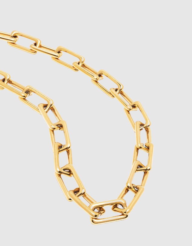 Nialaya Jewellery - Women's Gold Paperclip Chain