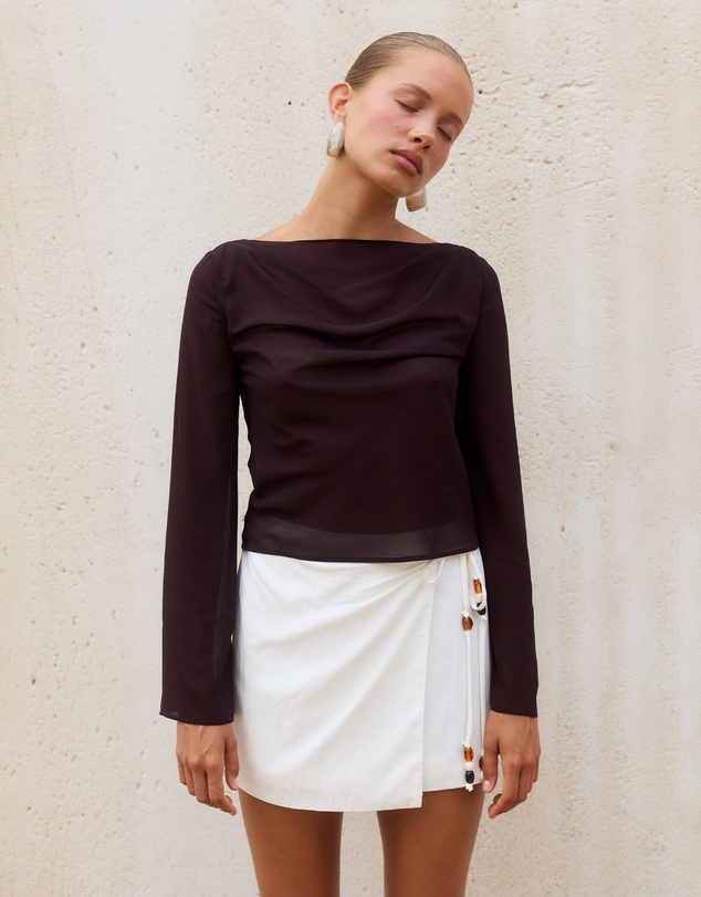 Runaway the Label - Dia Mini Wrap Skirt