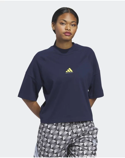 adidas Performance - adidas Basketball Boxy Tee Womens