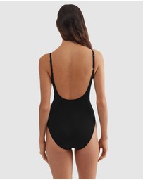Polo Ralph Lauren - Kennedy High Leg Low Back One-Piece Swimsuit
