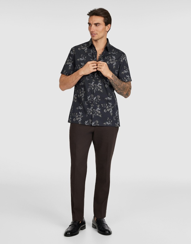 Tarocash - Silas Stretch Leaf Shirt