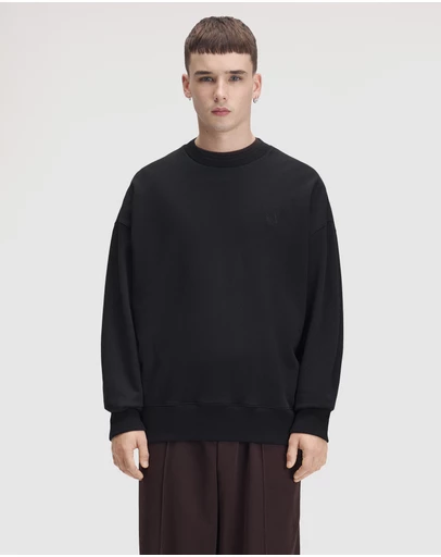 Fred Perry - M3497 Oversized Tipped Sweatshirt