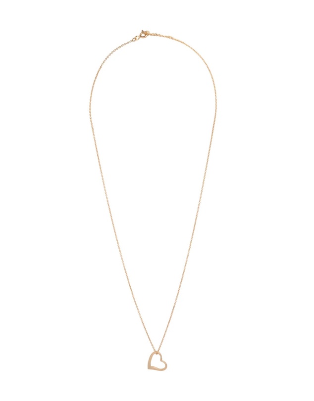 Lovisa - Gold Plated Sterling Silver Heart Necklace