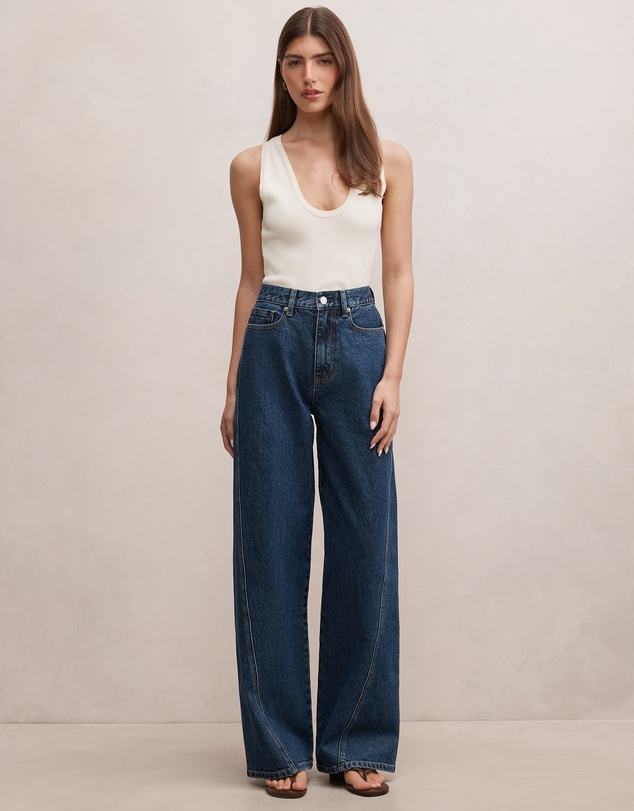 Forever New - Kate Twisted Seam Wide Leg Jeans