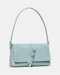 Kate Spade - Loop Fine Grain Leather and Suede Small Flap Shoulder Bag