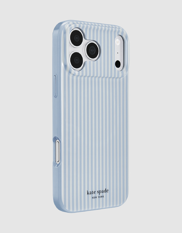 Kate Spade - Kate Spade Faux Stripe Dimond MagSafe Case for iPhone 18 Pro Max / 17 Pro Max