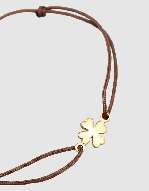 Elli Jewelry - Cloverleaf Charm Nylon Bracelet