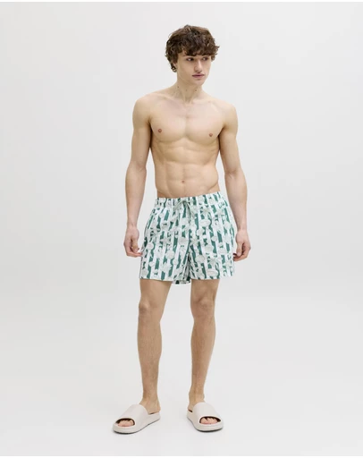 Jack & Jones - Jpstmaui Vibes Novelty Aop Swim Shorts SN