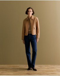 Trenery - High Rise Straight Leg Jean in Washed Indigo