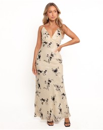 Petal & Pup - Valentine Maxi Dress - White/Black