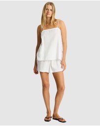 Sea Level Australia - Shore Linen Panelled Shift Cami Top