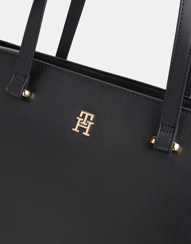Tommy Hilfiger - Gold Detail Zipped Tote Bag