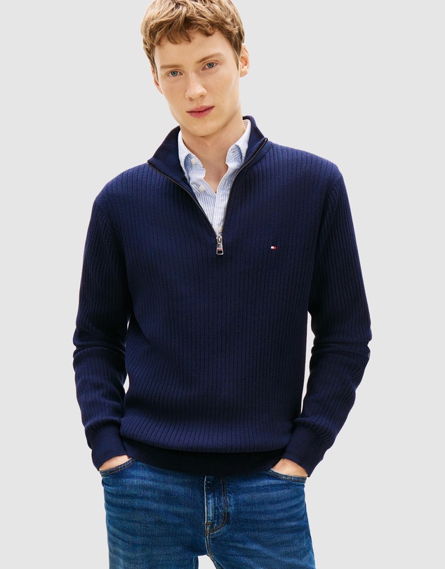 Tommy Hilfiger - Cashmere Quarter-Zip Jumper