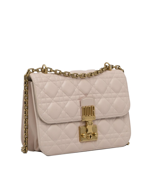 Pre-Loved by Azura Reborn - Pre-Loved Dior Quilted Leather Crossbody with Chain Strap