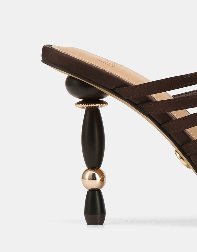 Wittner - Yasmin Satin Heel Sandals