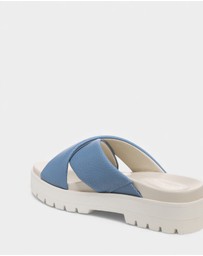 Vionic - Vesta Flatform Lug Sandal - Blue Shadow