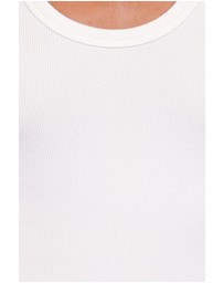 Petal & Pup - Miles Racerback Rib Knit Tank Top - White