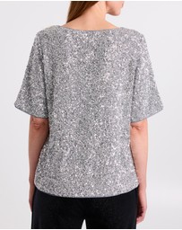 David Lawrence - Phylis Boxy Sequin Tee
